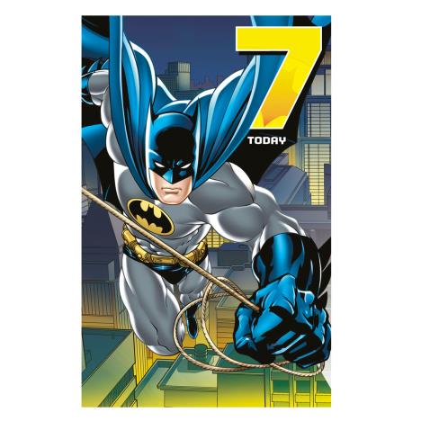7 Today Batman 7th Birthday Card £2.10